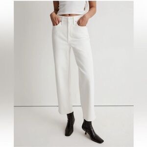 Madewell NWT The Petite Perfect Vintage Wide Leg Crop Jean Size 32P High Rise